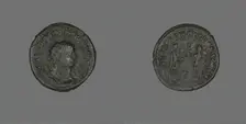 Coin Portraying Emperor Constantius I, 293-305. Creator: Unknown