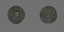 Coin Portraying Emperor Constantius I, 293-305. Creator: Unknown
