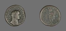 Coin Portraying Emperor Constantius I, 293-306. Creator: Unknown