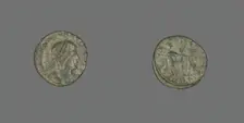 Coin Portraying Emperor Constantius II, 335-337. Creator: Unknown