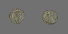 Coin Portraying Emperor Constantius II, 335-337. Creator: Unknown