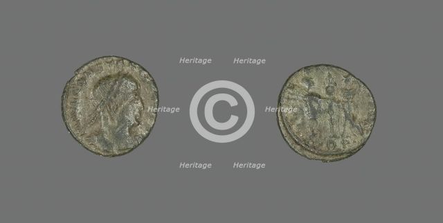 Coin Portraying Emperor Constantius II, 335-337. Creator: Unknown.