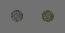 Coin Portraying Emperor Constantius II, 337-361. Creator: Unknown