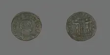 Coin Portraying Emperor Constantius II, 337-361. Creator: Unknown