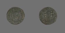 Coin Portraying Emperor Constantius II, 337-361. Creator: Unknown