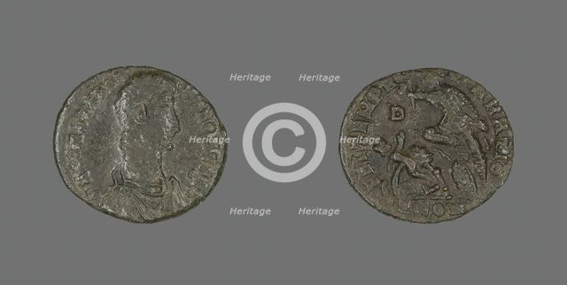 Coin Portraying Emperor Constantius II, 337-361. Creator: Unknown.