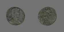 Coin Portraying Emperor Constantius II, 351-354. Creator: Unknown