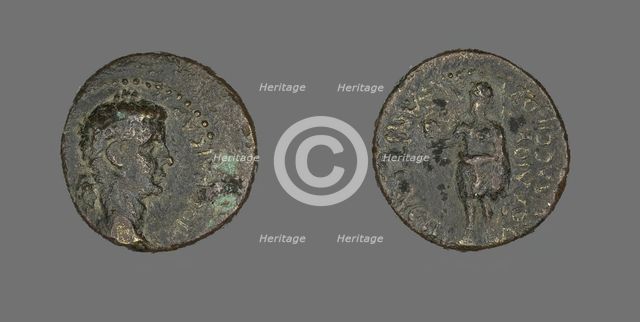 Coin Portraying Emperor Caligula, 37-41 CE. Creator: Unknown.