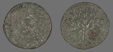 Coin Portraying Emperor Caracalla, 198-217 CE. Creator: Unknown