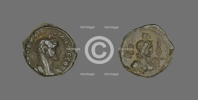 Coin Portraying Emperor Claudius II Gothicus, 268-269. Creator: Unknown.