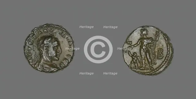 Coin Portraying Emperor Claudius II Gothicus, 268-270. Creator: Unknown.