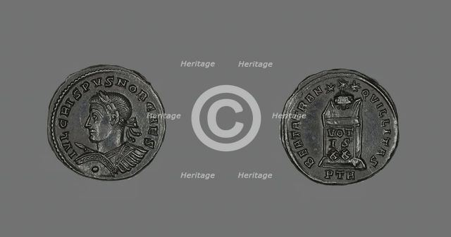 Coin Portraying Emperor Crispus, 321. Creator: Unknown.