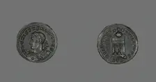 Coin Portraying Emperor Crispus, 321. Creator: Unknown