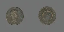 Coin Portraying Emperor Crispus, 323-324. Creator: Unknown