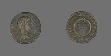 Coin Portraying Emperor Crispus, 323-324. Creator: Unknown