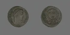 Coin Portraying Emperor Crispus, 323-324. Creator: Unknown