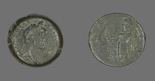 Coin Portraying Emperor Antoninus Pius, 149-150. Creator: Unknown