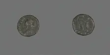 Coin Portraying Emperor Arcadius, 383-408. Creator: Unknown