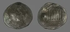 Coin Portraying Emperor Augustus, 27 BCE-14 CE. Creator: Unknown