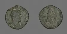 Coin Portraying Emperor Aurelian, 270-275. Creator: Unknown