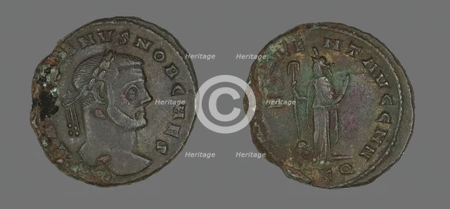 Coin Portraying Emperor Galerius, 293. Creator: Unknown.