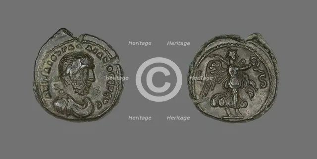 Coin Portraying Emperor Gallienus, 253-260. Creator: Unknown.