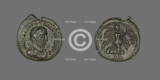 Coin Portraying Emperor Gallienus, 253-260. Creator: Unknown.