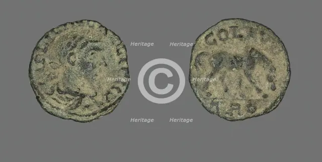 Coin Portraying Emperor Gallienus, 253-268. Creator: Unknown.