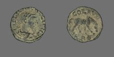 Coin Portraying Emperor Gallienus, 253-268. Creator: Unknown
