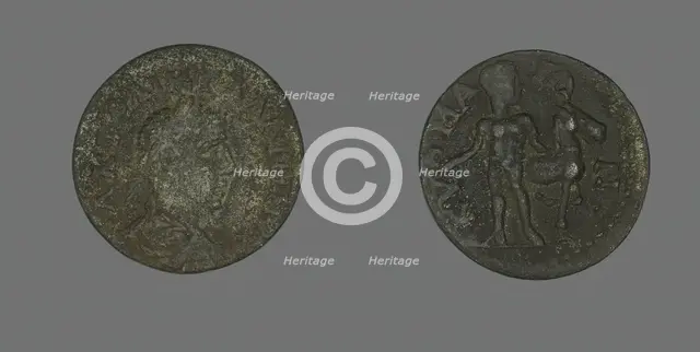 Coin Portraying Emperor Gallienus, 253-268. Creator: Unknown.