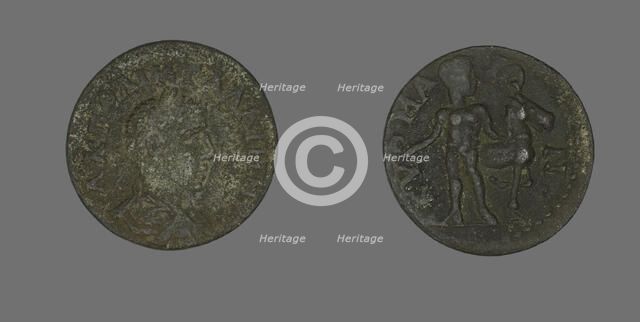 Coin Portraying Emperor Gallienus, 253-268. Creator: Unknown.