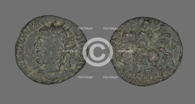 Coin Portraying Emperor Gallienus, 253-268. Creator: Unknown.