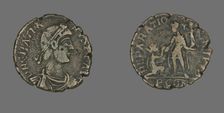 Coin Portraying Emperor Gratian, 367-383. Creator: Unknown