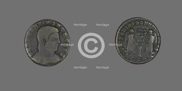 Coin Portraying Emperor Decentius, 351-353. Creator: Unknown.