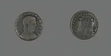 Coin Portraying Emperor Decentius, 351-353. Creator: Unknown