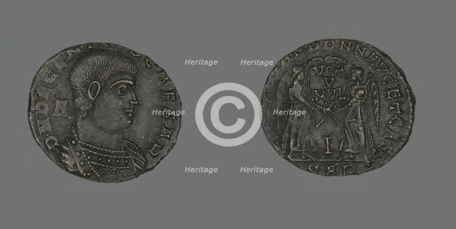 Coin Portraying Emperor Decentius, 351-353. Creator: Unknown.