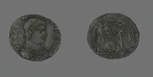 Coin Portraying Emperor Decentius, 351-353. Creator: Unknown