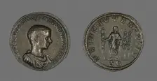 Coin Portraying Emperor Diadumenian, 208-217. Creator: Unknown