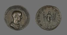 Coin Portraying Emperor Diadumenian, 208-217. Creator: Unknown