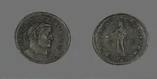 Coin Portraying Emperor Diocletian, 284-305. Creator: Unknown