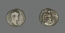 Coin Portraying Emperor Elagabalus, 218-222, issued by Emperor Elagabalus. Creator: Unknown