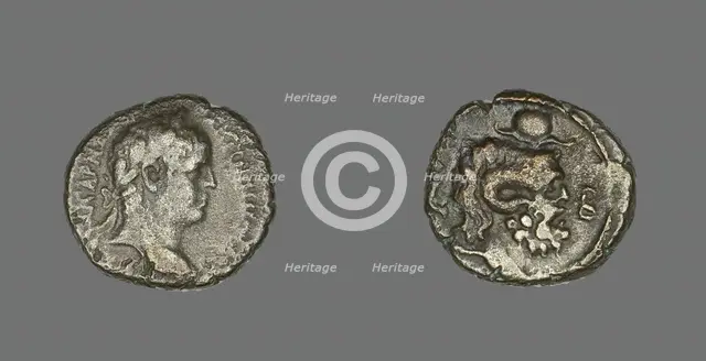 Coin Portraying Emperor Elagabalus, 218-222, issued by Emperor Elagabalus. Creator: Unknown.
