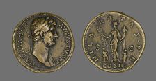 Coin Portraying Emperor Hadrian, 117-138. Creator: Unknown