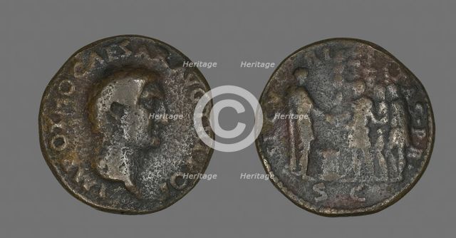 Coin Portraying Emperor Otho, 69. Creator: Unknown.