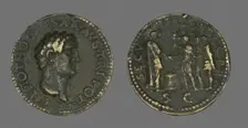 Coin Portraying Emperor Otho, 69. Creator: Unknown