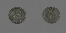 Coin Portraying Emperor Magnentius, 350-351. Creator: Unknown
