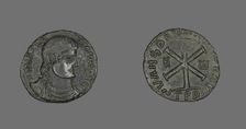 Coin Portraying Emperor Magnentius, 350-353. Creator: Unknown