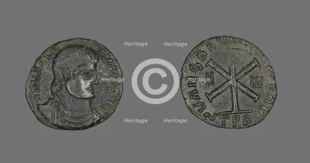 Coin Portraying Emperor Magnentius, 350-353. Creator: Unknown.