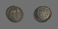 Coin Portraying Emperor Nero, 54-68. Creator: Unknown
