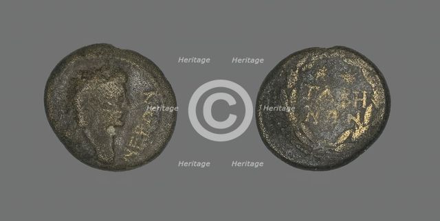 Coin Portraying Emperor Nero, 54-68. Creator: Unknown.